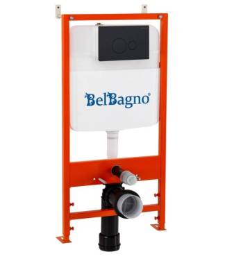BELBAGNO BB026 с кнопкой смыва BB084NERO BB026/BB084NERO