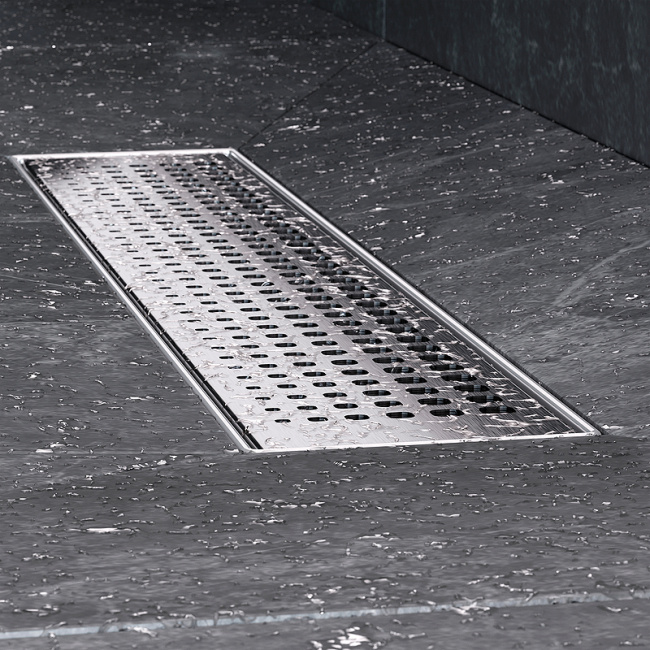 Am.Pm MasterFlow 40 W01SC-P11-040-01SB с решеткой Хром матовый Cut Gradient