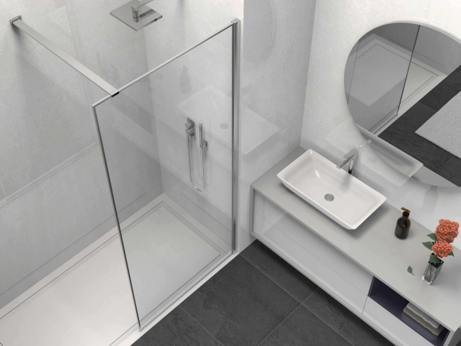 Vincea Walk-In VSW-1HS900CL, 900*2000, хром, стекло прозрачное