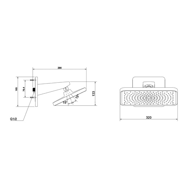 Vincea Inspire VSFW-3I21MT4RCH встраиваемый, термостатический, двухрежимный, хром