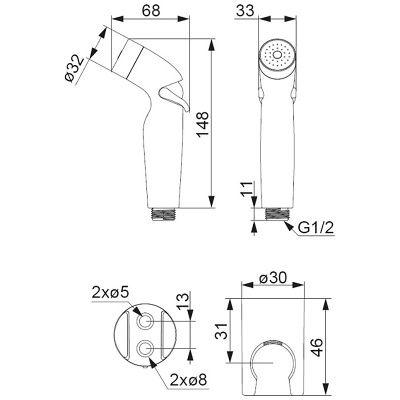 Damixa Shower program 760550100 Хром