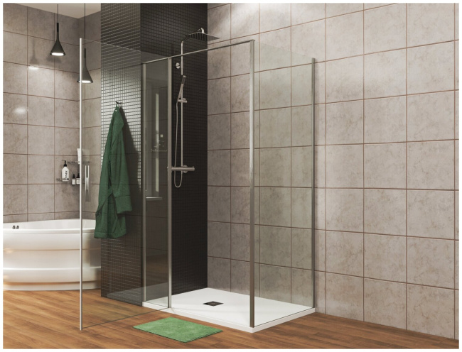 Allen Brau Priority 120x90 3.31007.00 + 3.31016.00 хром без поддона