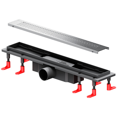 Am.Pm PrimeFlow 50 W02SC-P11-050-01SB с решеткой Хром матовый Cut Gradient