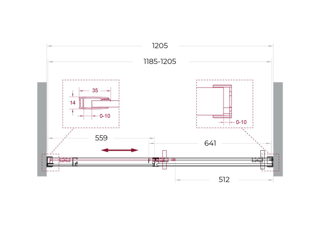 BelBagno SOFT_CLOSE-1-BF-1-120-C-Cr