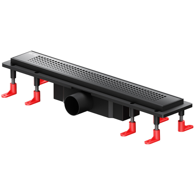 Am.Pm PrimeFlow 50 W02SC-P11-050-01BM с Черной матовой решеткой Cut Gradient