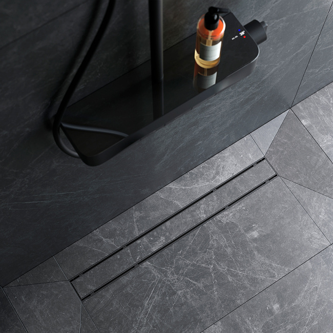 Am.Pm PrimeFlow 70 W02SC-U11-070-04BM с Черной матовой решеткой / под плитку Tile