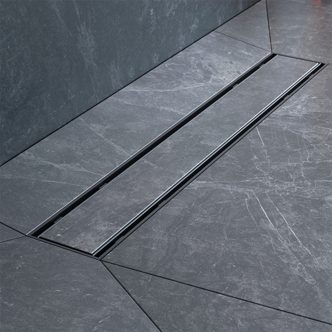 Am.Pm PrimeFlow 50 W02SC-U11-050-04BM с Черной матовой решеткой / под плитку Tile