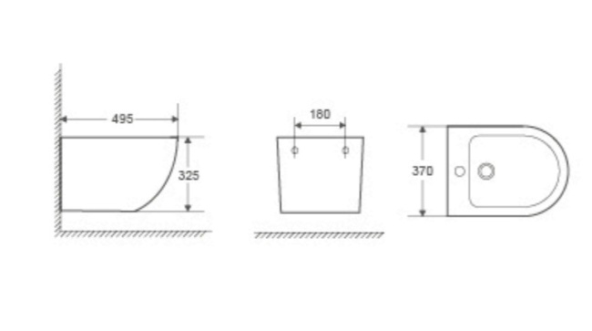 WeltWasser MERZBACH 005 GL-WT белый глянец
