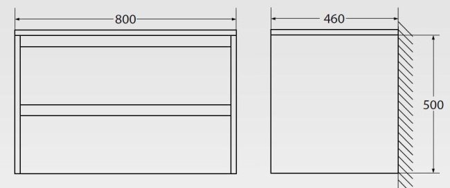 BelBagno Kraft 80 см KRAFT-800-2C-SO-RT