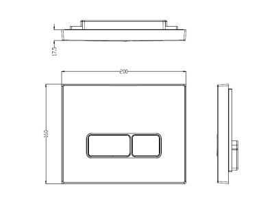 WeltWasser WW MARBERG 410 + SE BL кнопка черная