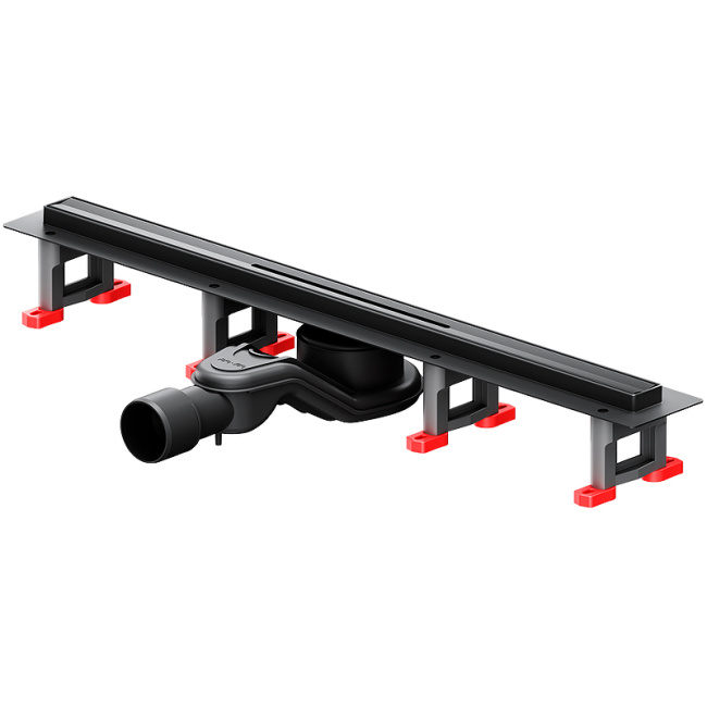 Am.Pm MasterFlow 60 W01SC-S11-060-05BM с Черной матовой решеткой Slim line