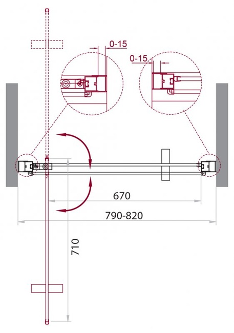 BelBagno MARMI-B-1-80-C-Cr