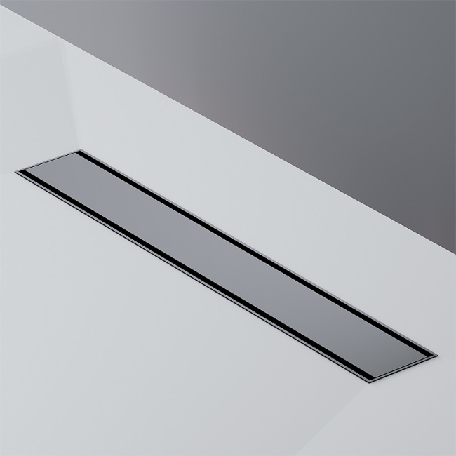 Am.Pm PrimeFlow 50 W02SC-U11-050-04BM с Черной матовой решеткой / под плитку Tile