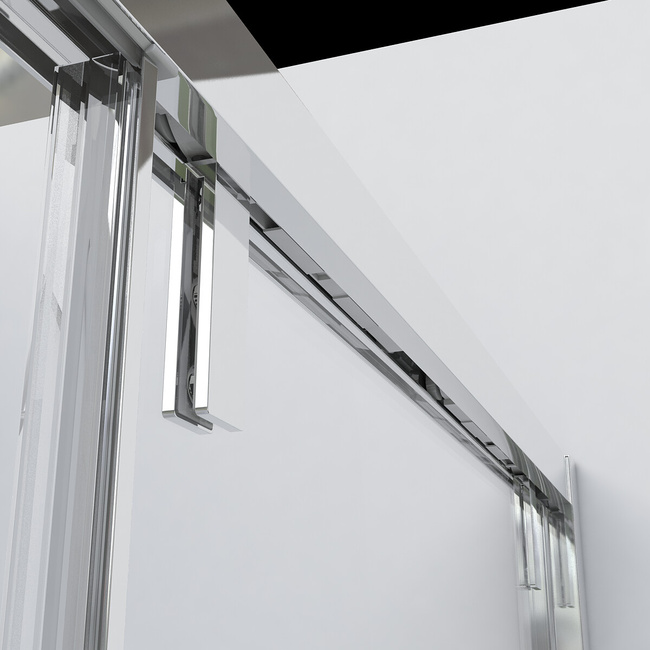 Vincea Lugano VDS-1L130CLB-1, 1300, черный, стекло прозрачное