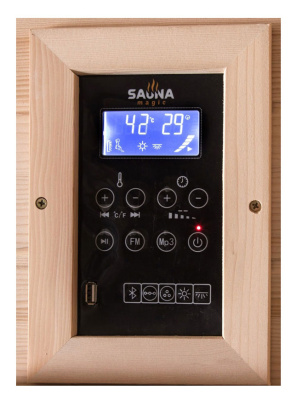 SaunaMagic Glass CS Mini