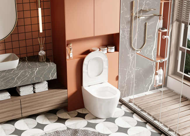 Abber Bequem AC1113 белый, безободковый