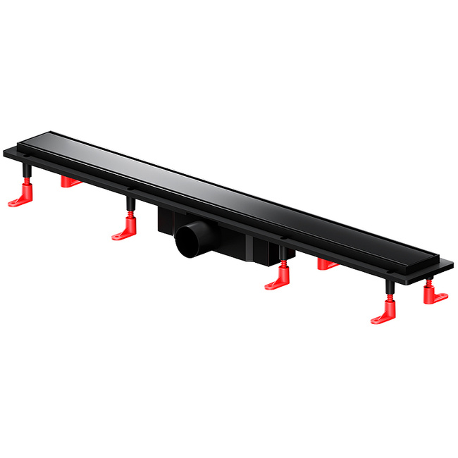 Am.Pm PrimeFlow 80 W02SC-U11-080-04BM с Черной матовой решеткой / под плитку Tile