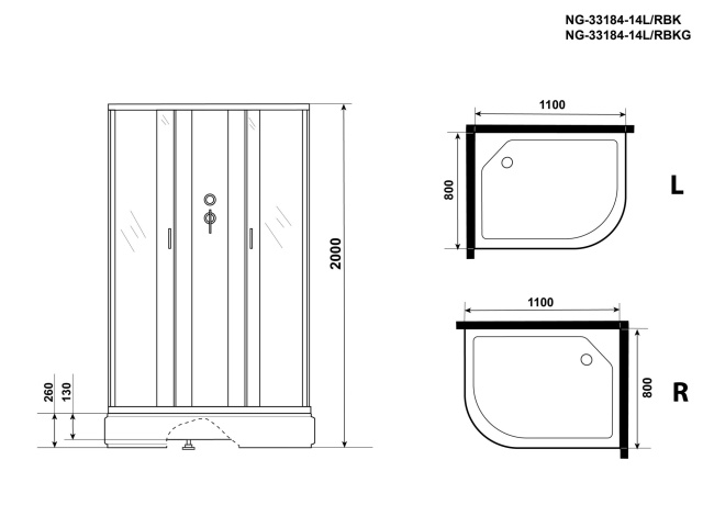 Niagara Classic NG-33184-14RBK 110x80