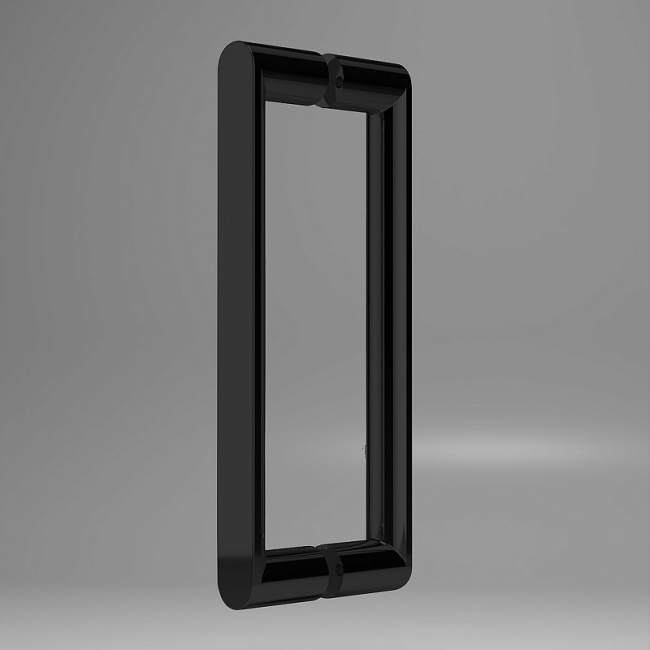 Vincea Dice 110x100 VSR-4D1011CLB профиль Черный стекло прозрачное без поддона