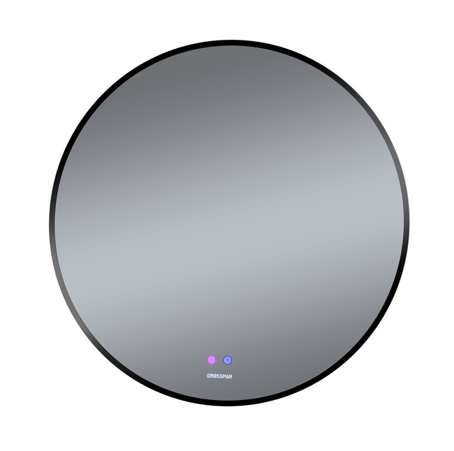 Grossman COSMO-норма BLACK (700*700*45) LED с сенсорным выключателем и подогревом