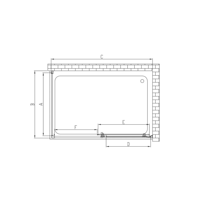 Vincea Alpha VSR-3AL8015MT, 1500x800, хром, стекло текстурное без поддона