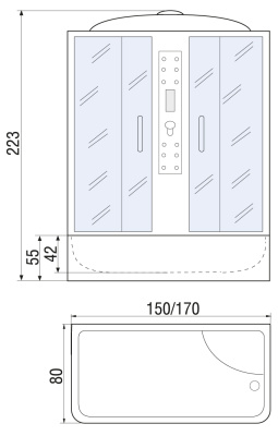 River Wisla 170/80/55 MT