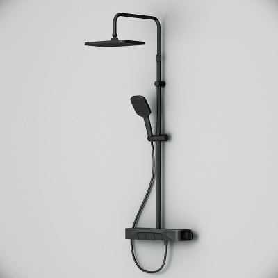 AM.PM Func F078F222 с термостатом Черная матовая