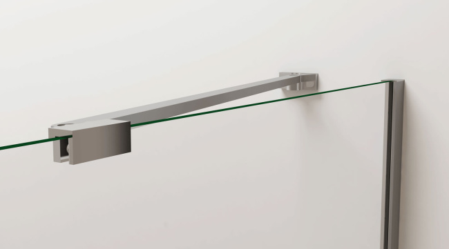 Vincea Extra VSR-1E111280CL, 1100/1200x800, хром, стекло прозрачное без поддона