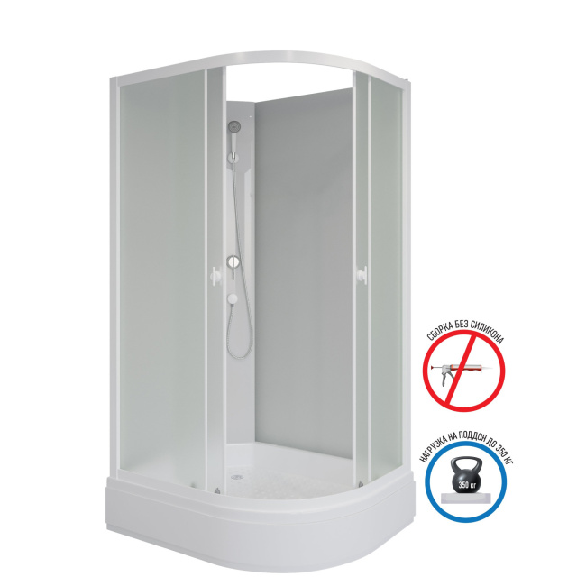 Niagara Promo P90/80/26L/MT/BK (900х800х2000) 4 места