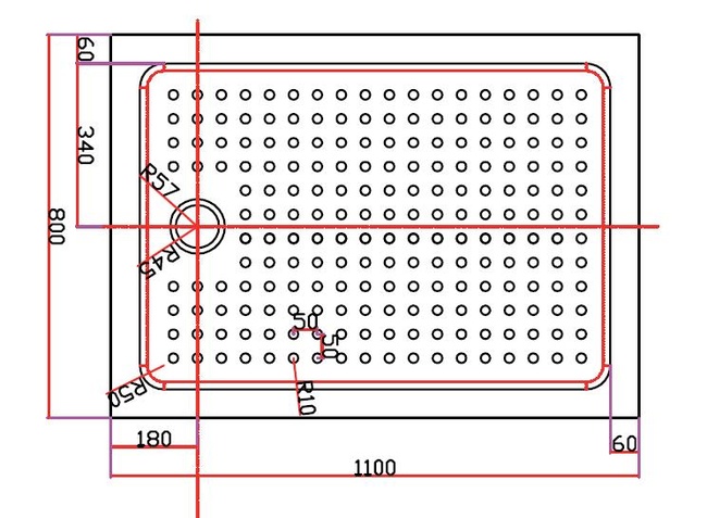 CEZARES TRAY-A-AH-110/80-15-W