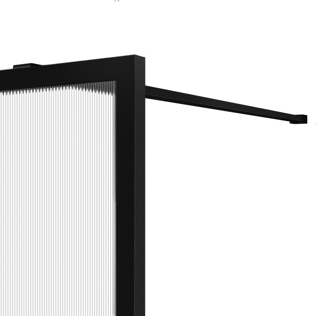 Vincea Walk-In HP Art VSW-1HP900FLB, 900*2000, черный матовый, стекло рифленое