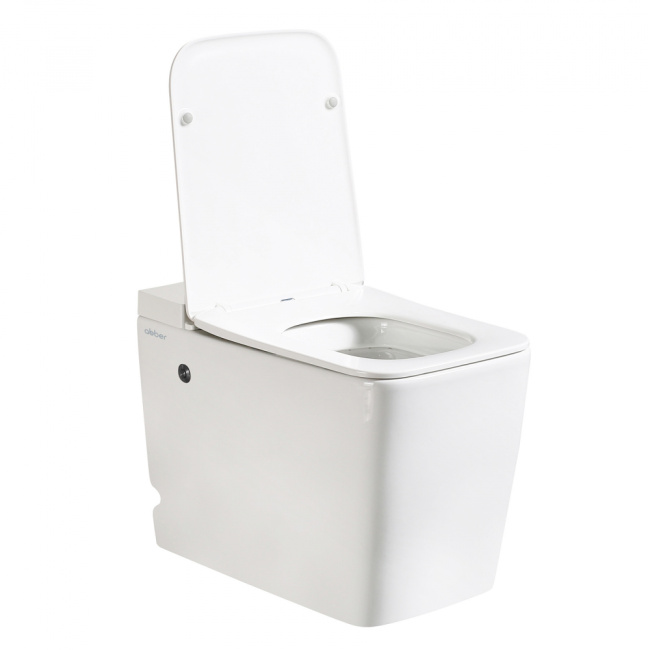 ABBER Rechteck AC1212P приставной белый с импульсным смывом