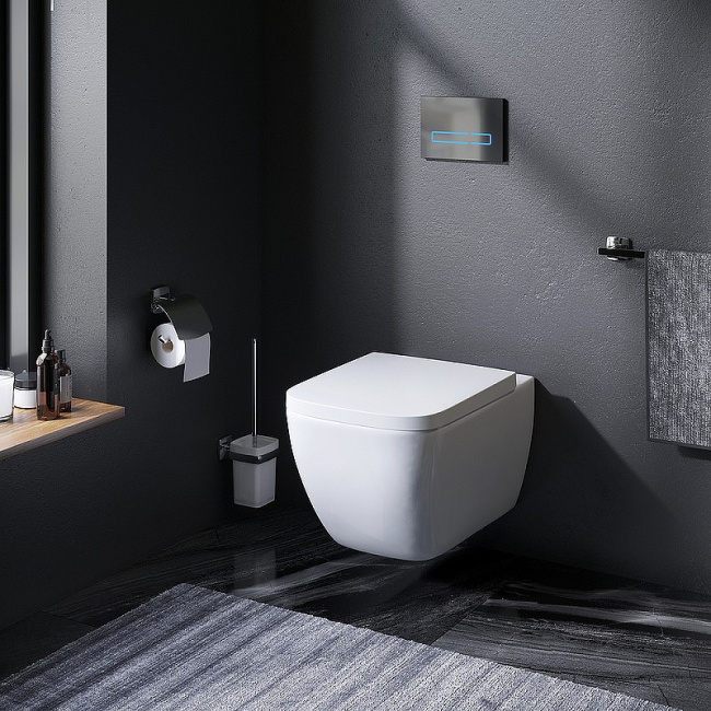 AM.PM Gem FlashClean C901701SC подвесной с сиденьем Микролифт