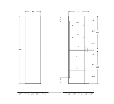 CEZARES VAGUE 54850 светлое дерево