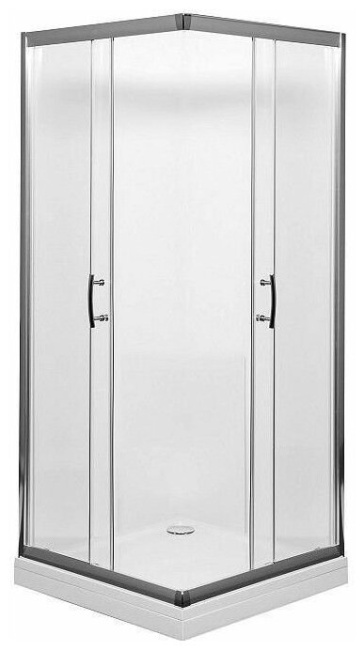 Aquanet Alfa Cube NAA1142 100x100, прозрачное стекло без поддона