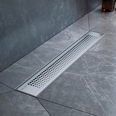 Am.Pm PrimeFlow 50 W02SC-P11-050-01SB с решеткой Хром матовый Cut Gradient